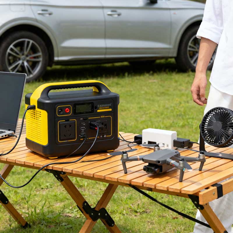 Outdoor portable power bank Create a comfortable 